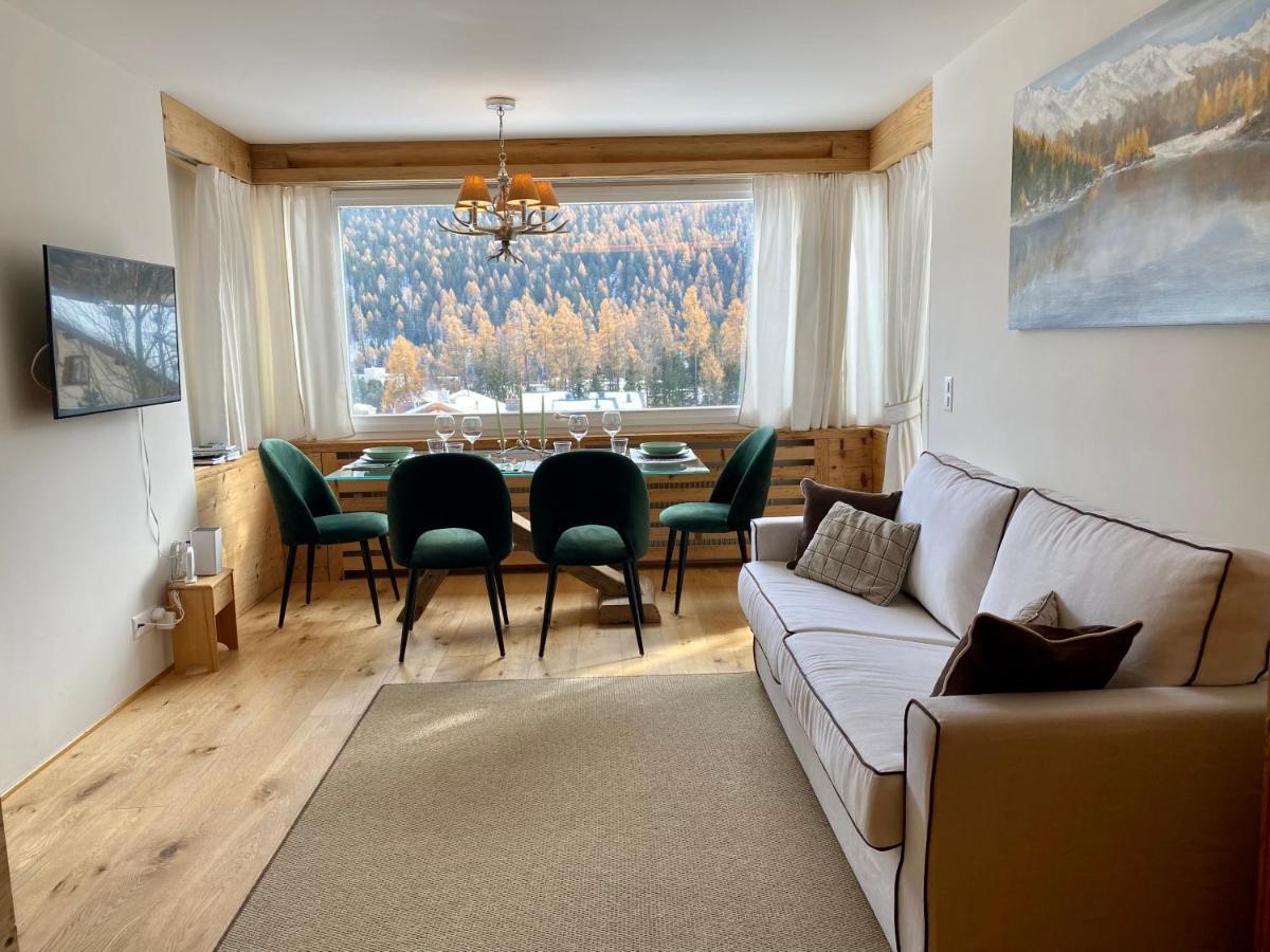 Bilocale Nuovo St. Moritz Chesa Arlas Exterior photo
