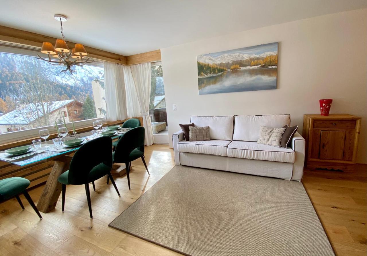Bilocale Nuovo St. Moritz Chesa Arlas Exterior photo